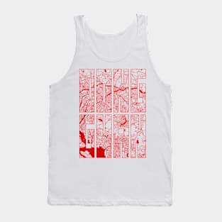 Dongguan, China City Map Typography - Oriental Tank Top